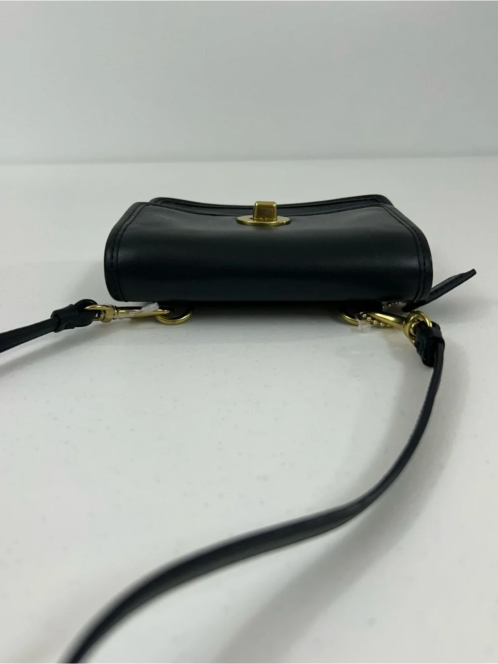 Coach Vintage Mini Black Turnlock Belt Bag NWT